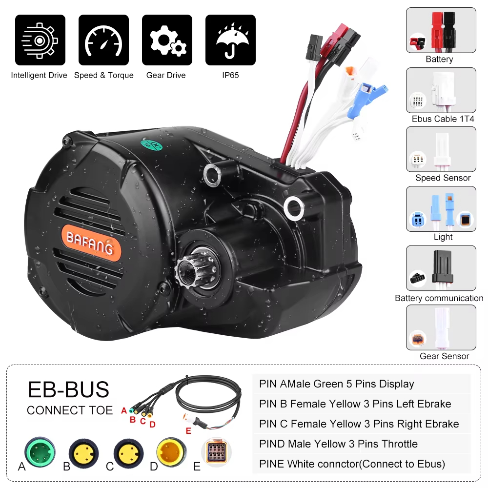 مجموعة تحويل محرك الدراجة الكه - مراجعة Mid Drive Conversion Kit 1000W وسعره